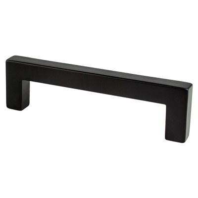Black cabinet pull